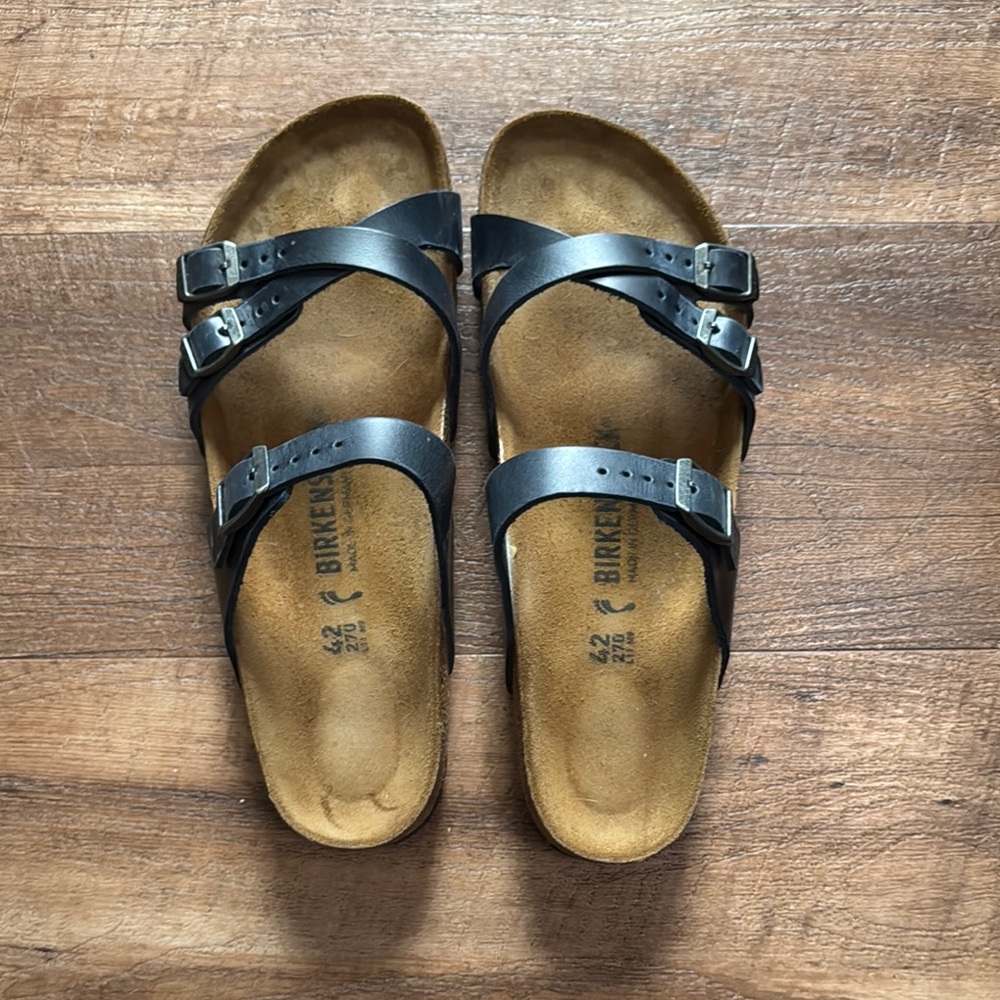 Birkenstock Women's Franca Blue Oiled Leather